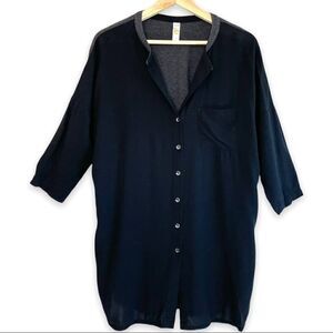Lole 100% Tencel Colour Block Tunic Top Shirt Dress